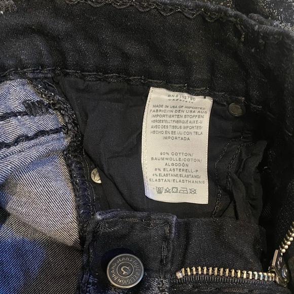 True Religion Casey skinny jeans black size 26 - Picture 5 of 7